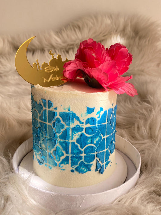 Moroccan themed mini cake by Cakelets